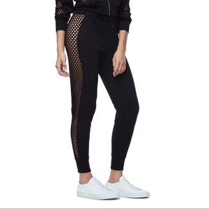 Good American Fishnet Sweatpants